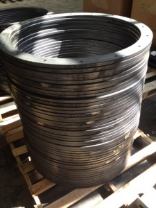 Bar rings for plate flanges