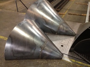 4-pc construction of steel cones