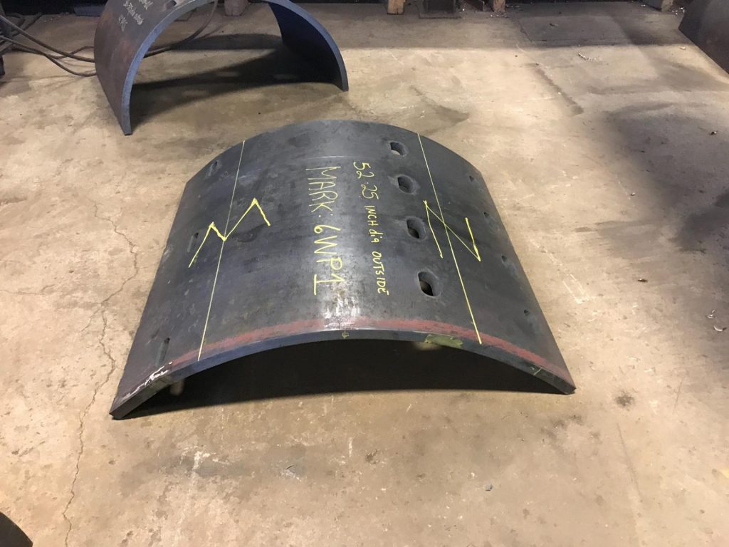 Curved Steel Plate